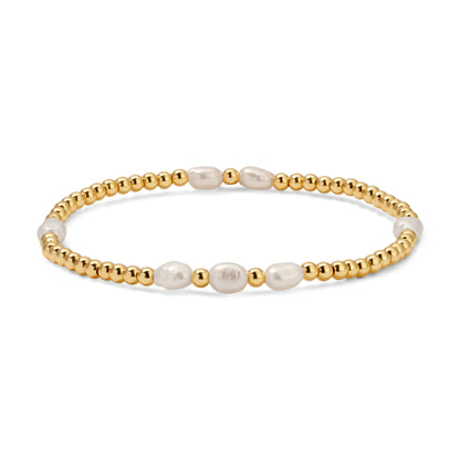 Fashion Fortunes Gold, Silver & Pearl Bracelets