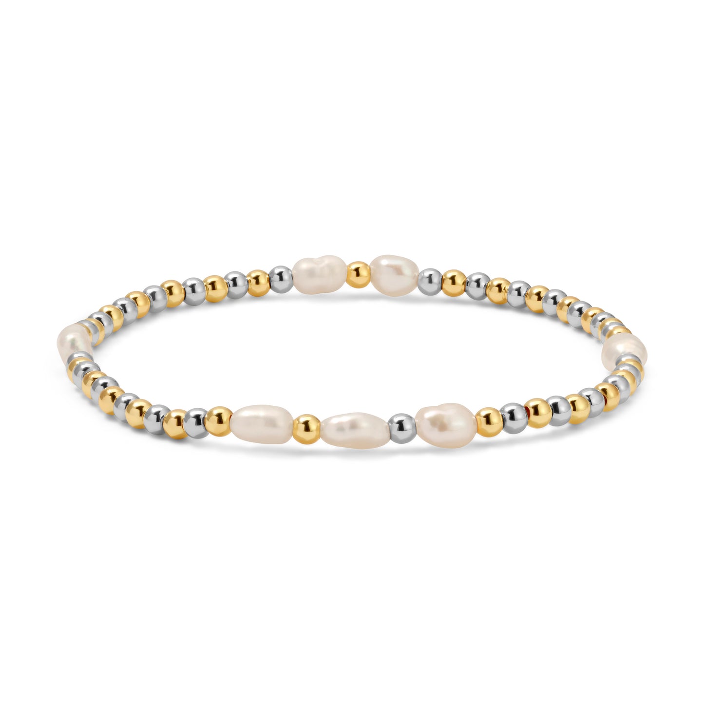 Gold, Silver & Pearl Bracelets