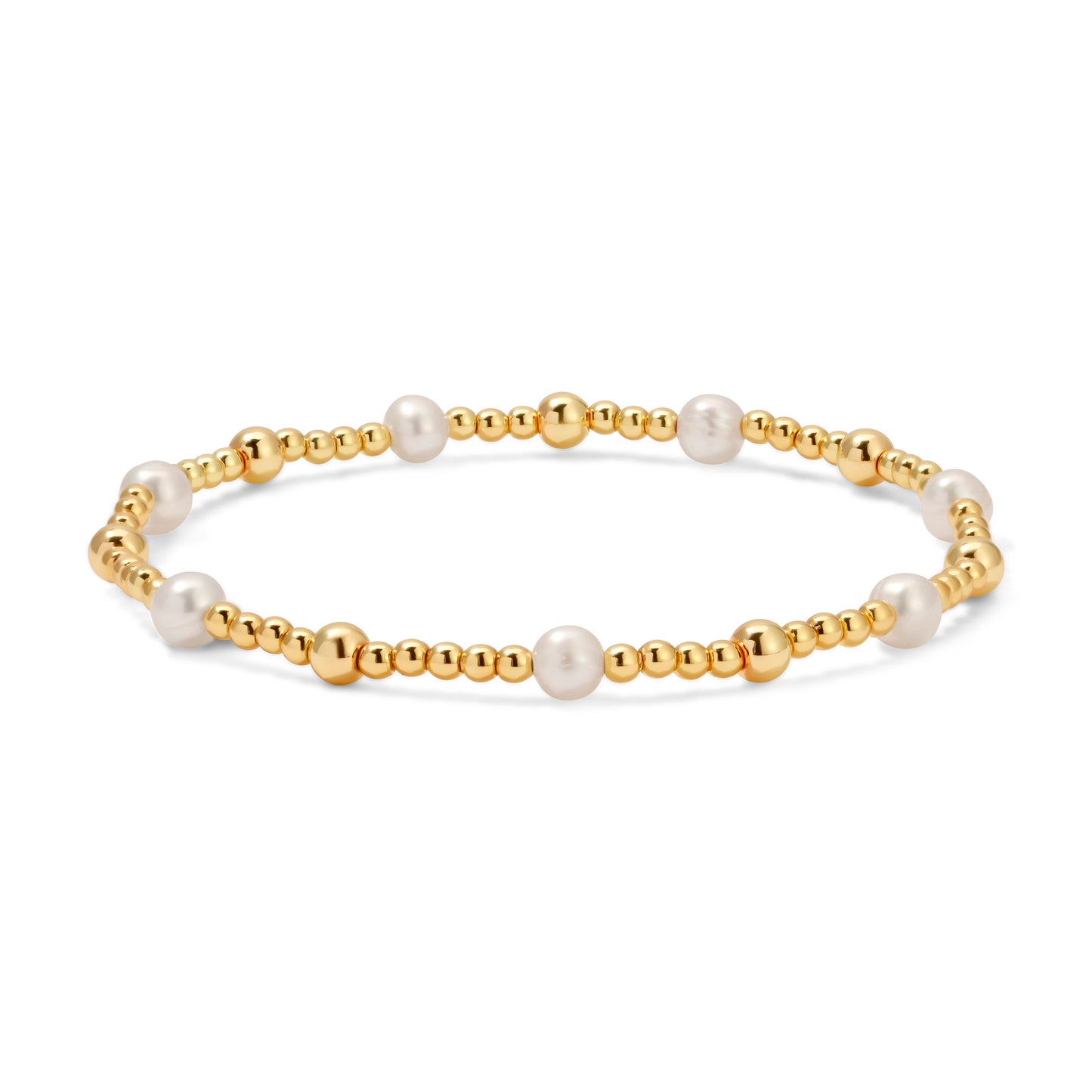 Gold, Silver & Pearl Bracelets