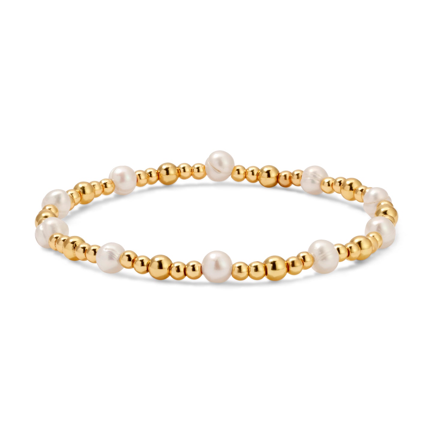 Gold, Silver & Pearl Bracelets
