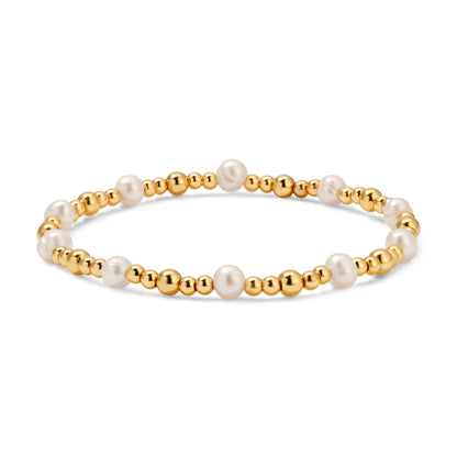 Fashion Fortunes Gold, Silver & Pearl Bracelets