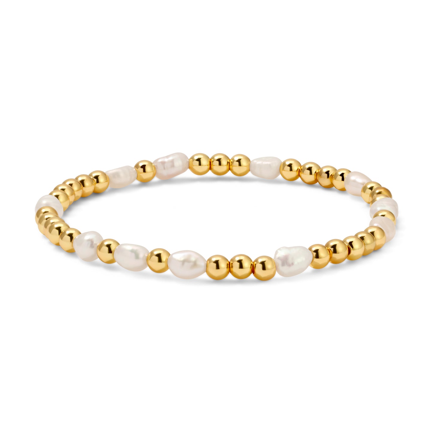 Gold, Silver & Pearl Bracelets