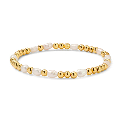 Fashion Fortunes Gold, Silver & Pearl Bracelets