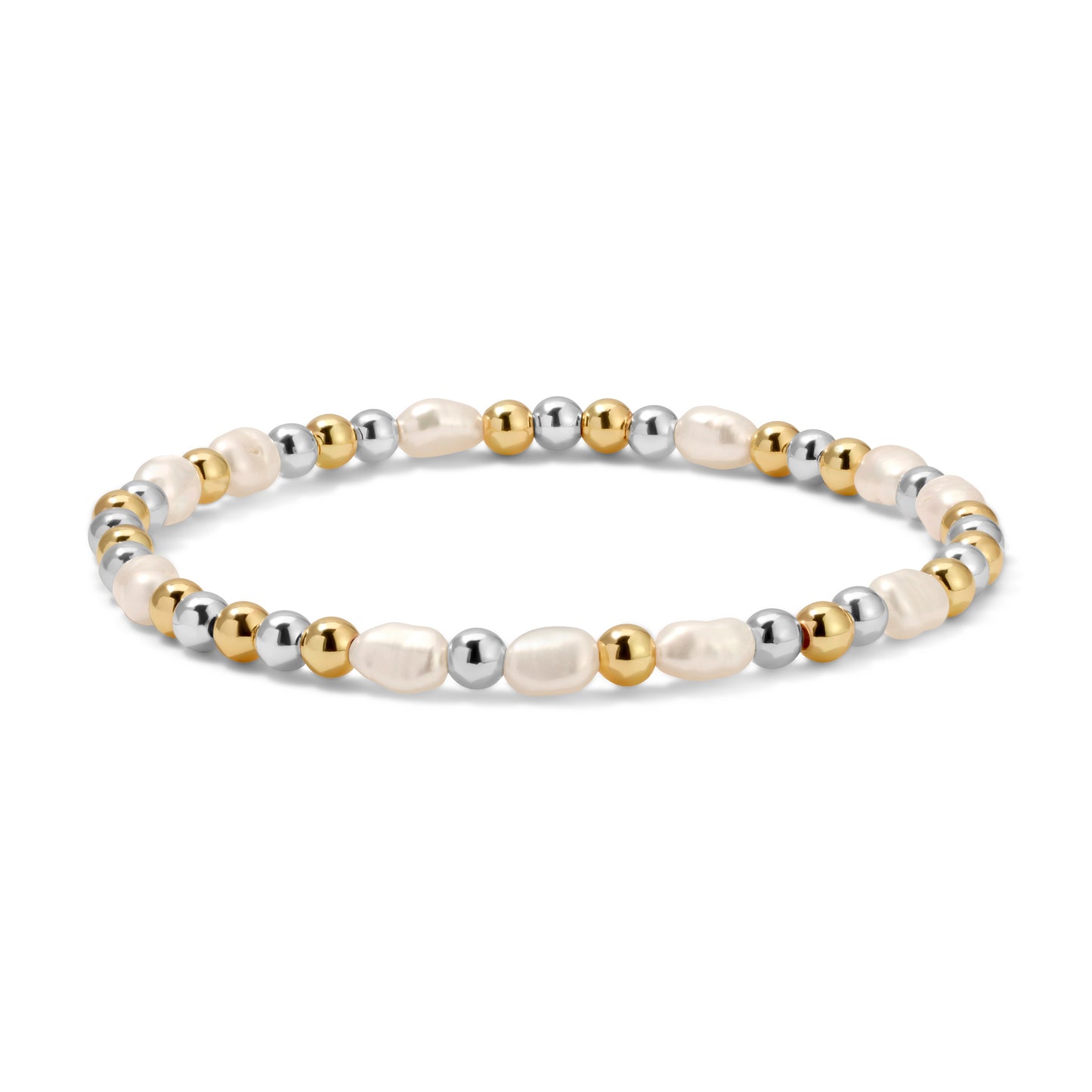Gold, Silver & Pearl Bracelets