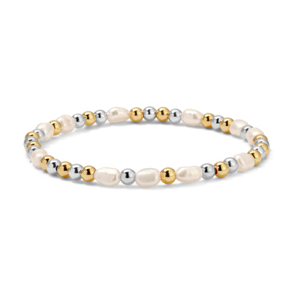 Fashion Fortunes Gold, Silver & Pearl Bracelets