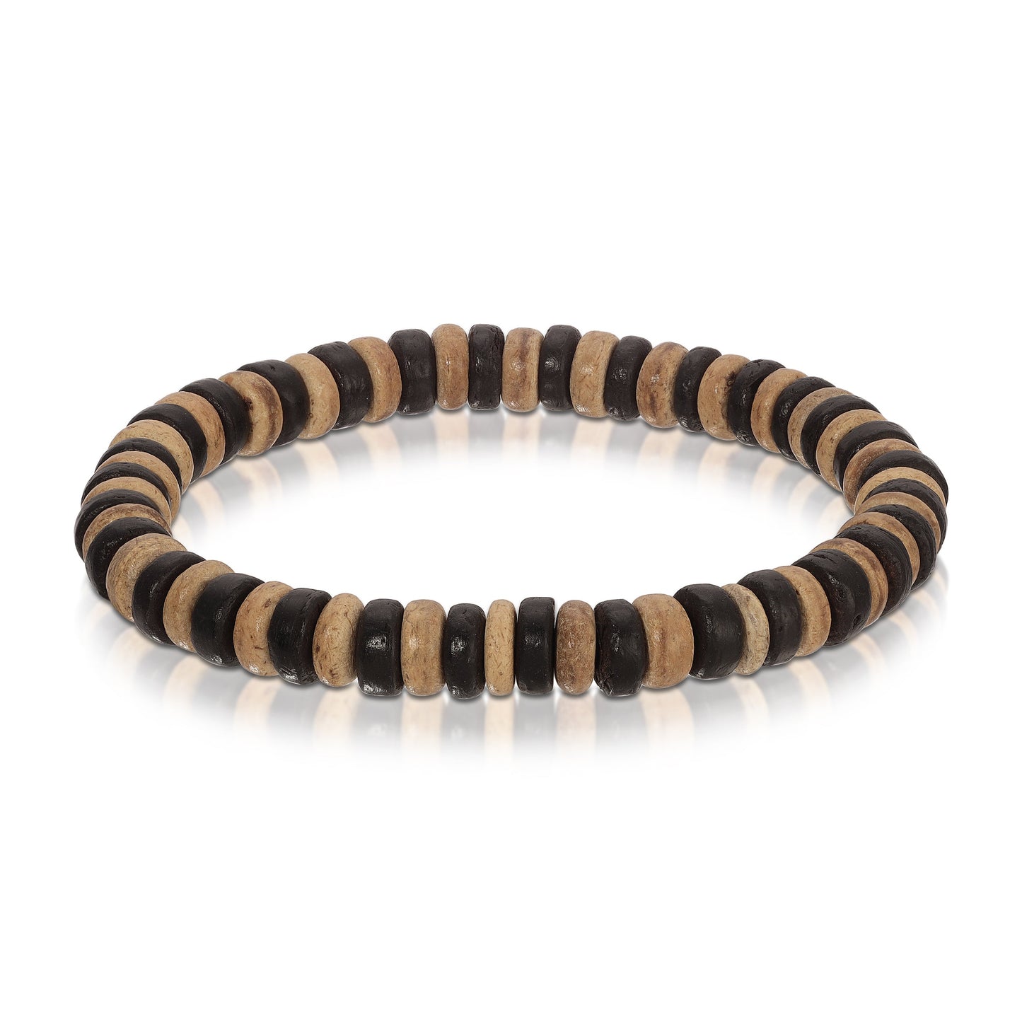 wooden beaded bracelet