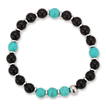 Turquoise w/ Black Onyx