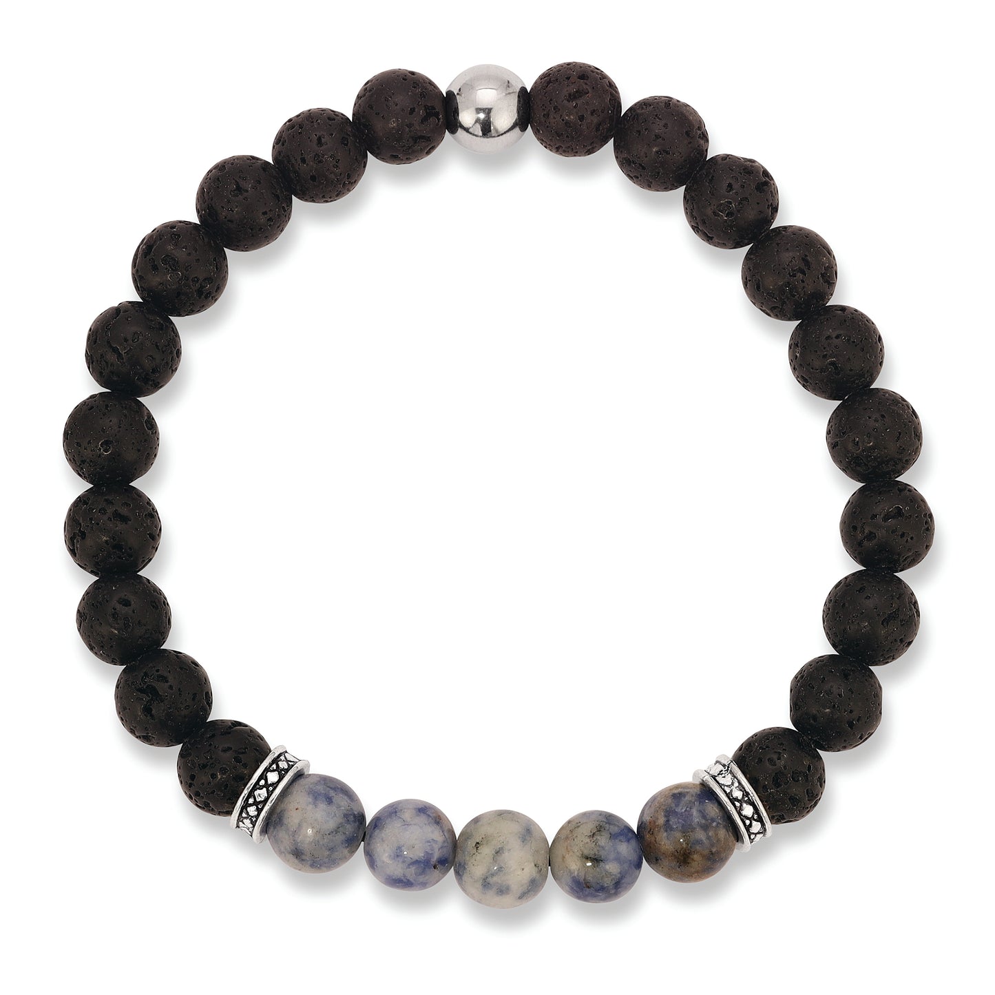 Black Onyx w/Denim Sodalite