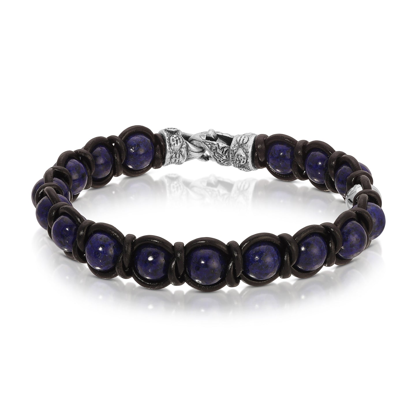 Brigade Leather Mens Bracelet