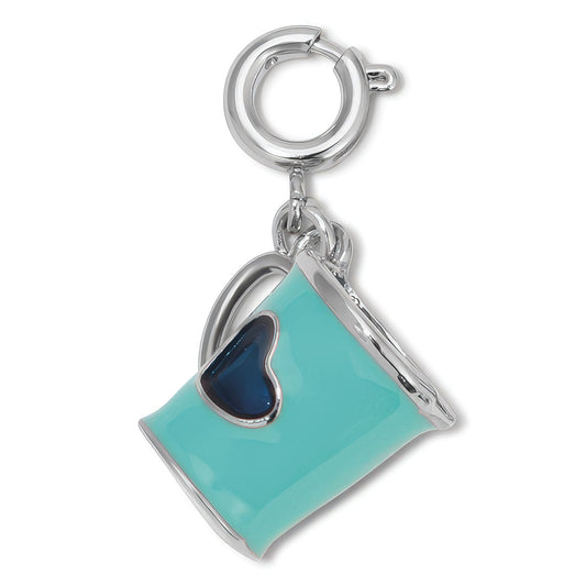 Turquoise Coffee Cup Charm
