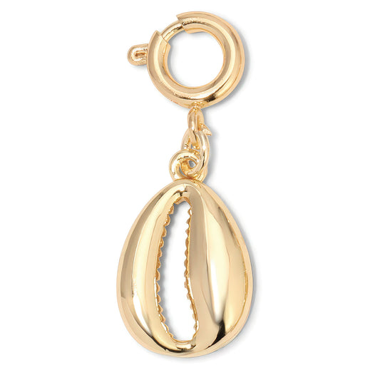 Gold Cowrie Shell Charm