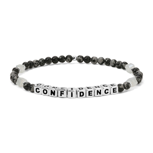 CONFIDENCE Colorful Words Bracelet