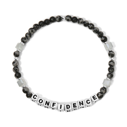 CONFIDENCE Colorful Words Bracelet