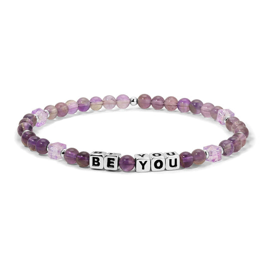 BE YOU Colorful Words Bracelet