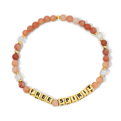 FREE SPIRIT Colorful Words Bracelet