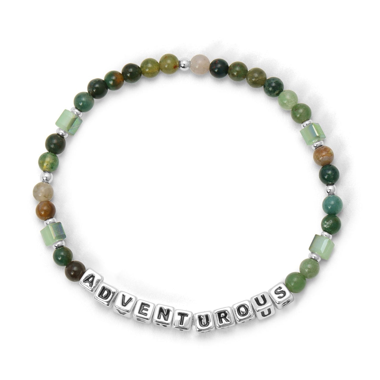 ADVENTUROUS Colorful Words Bracelet