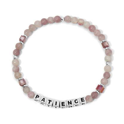 PATIENCE Colorful Words Bracelet
