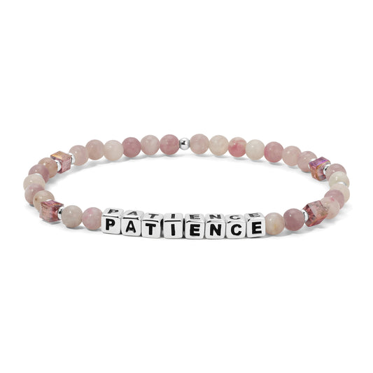 PATIENCE Colorful Words Bracelet