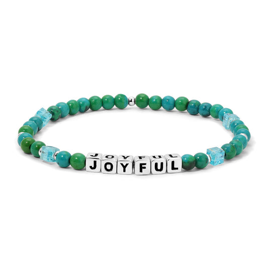 JOYFUL Colorful Words Bracelet