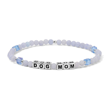DOG MOM Colorful Words Bracelet