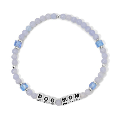 DOG MOM Colorful Words Bracelet