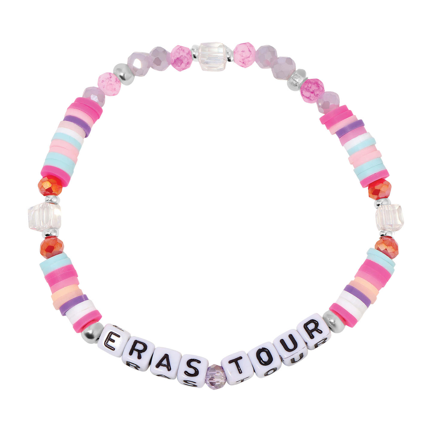 eras tour bracelet with colorful beads