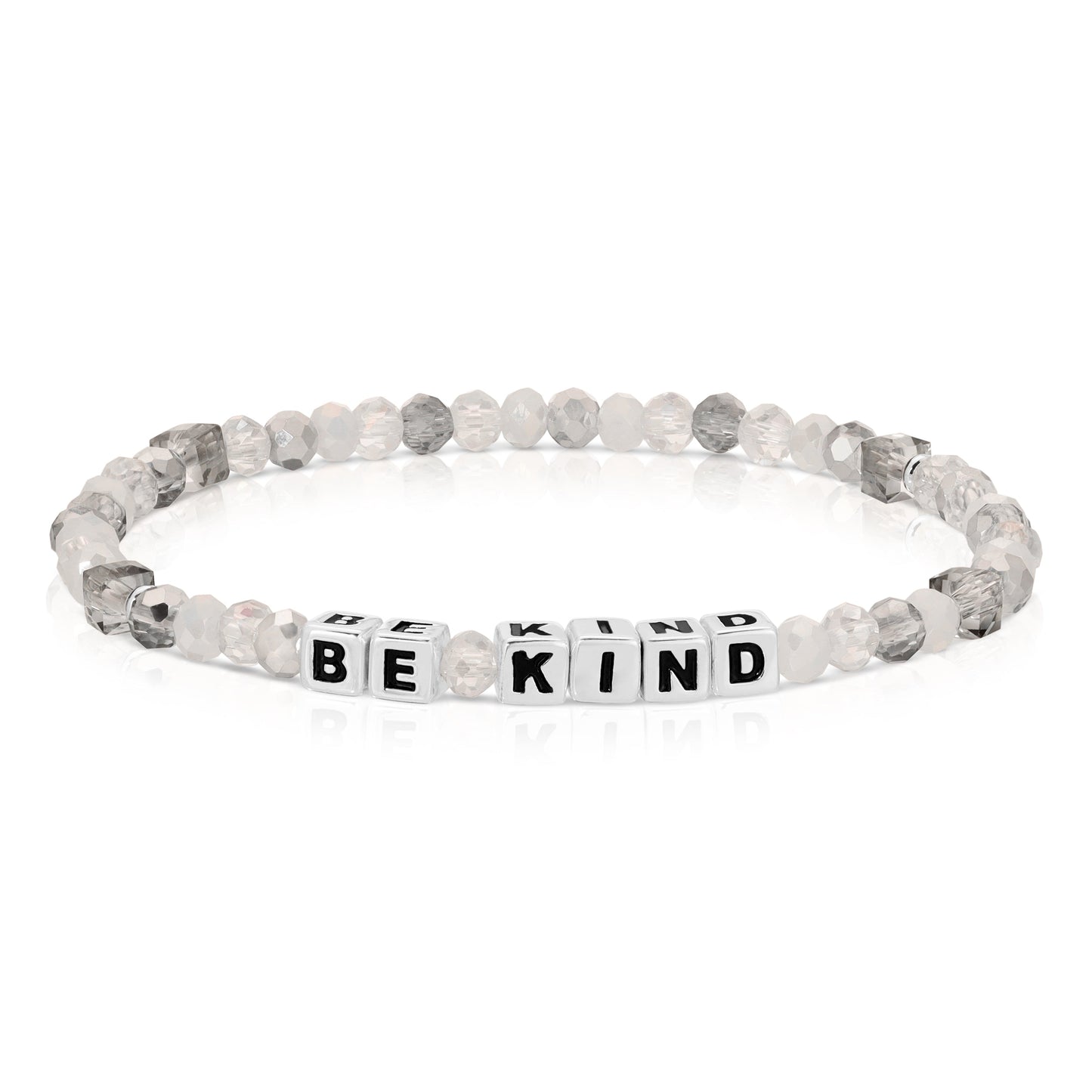 beaded bracelet with be kind message