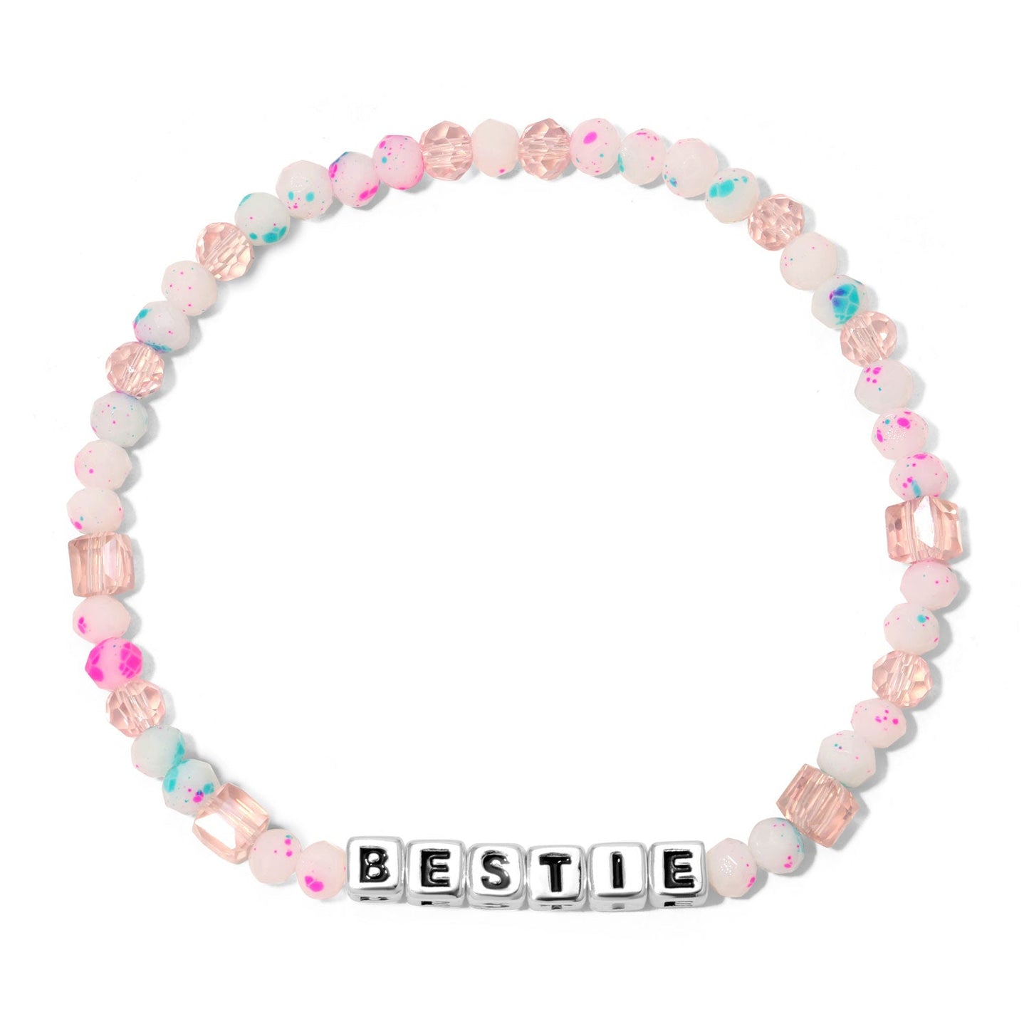 BESTIE Colorful Words Bracelet