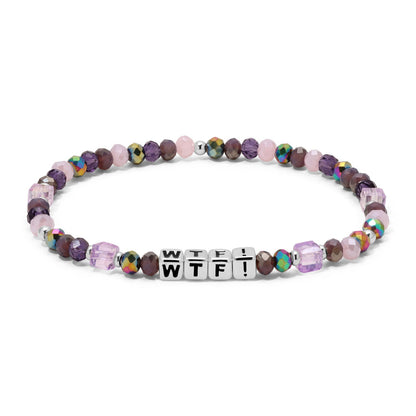 WTF! Colorful Words Bracelet