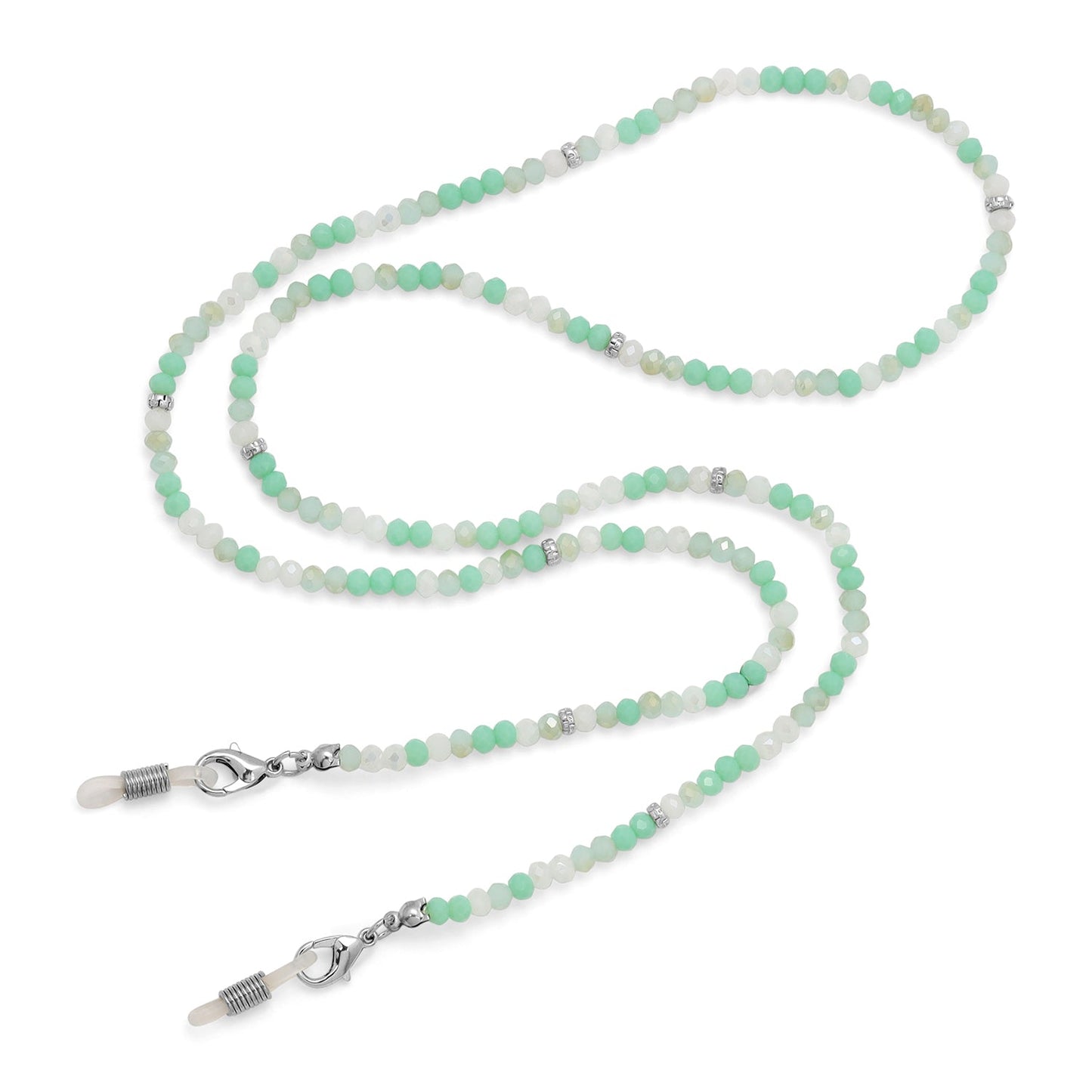beaded glasses chain with clasps
