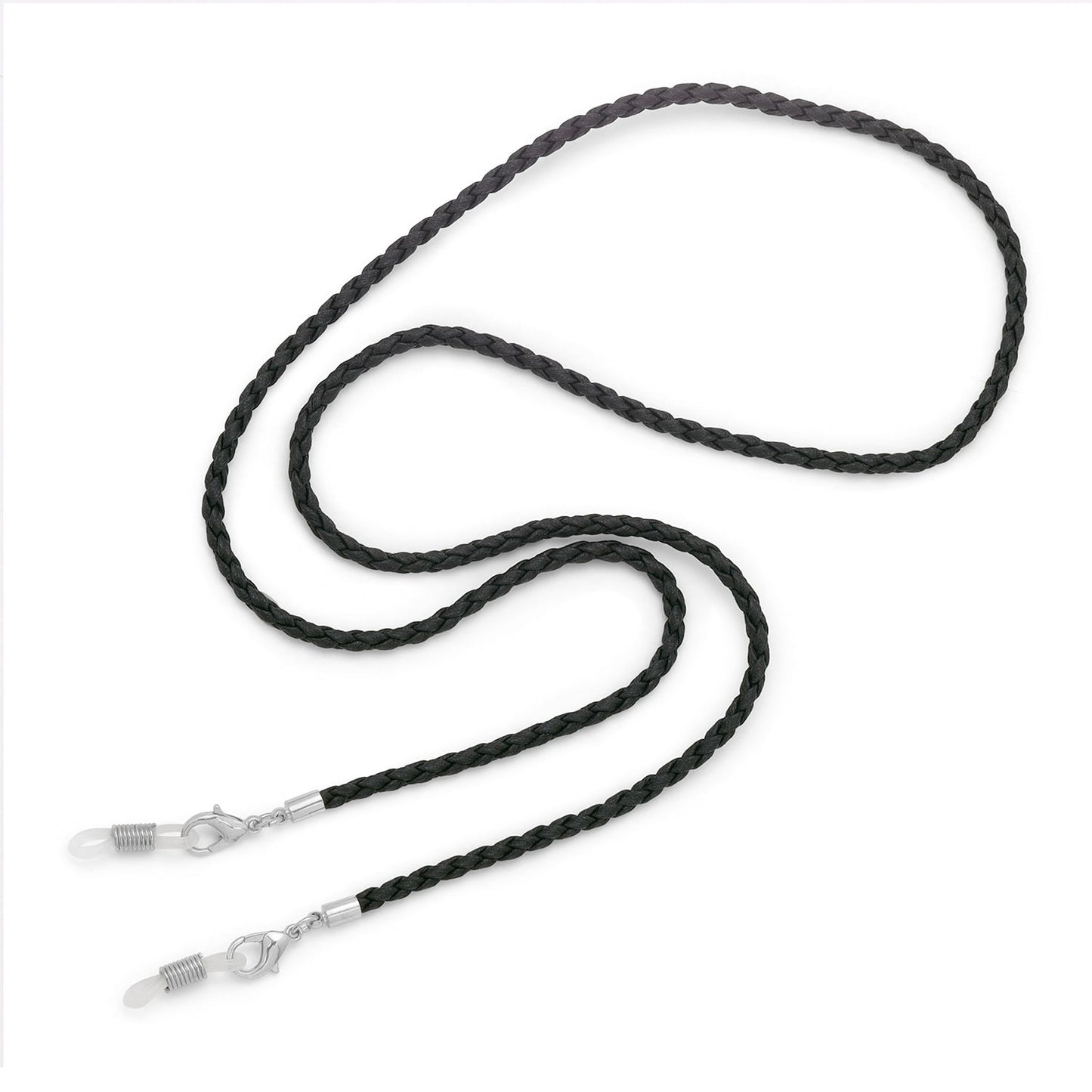 black braided eyeglass chain