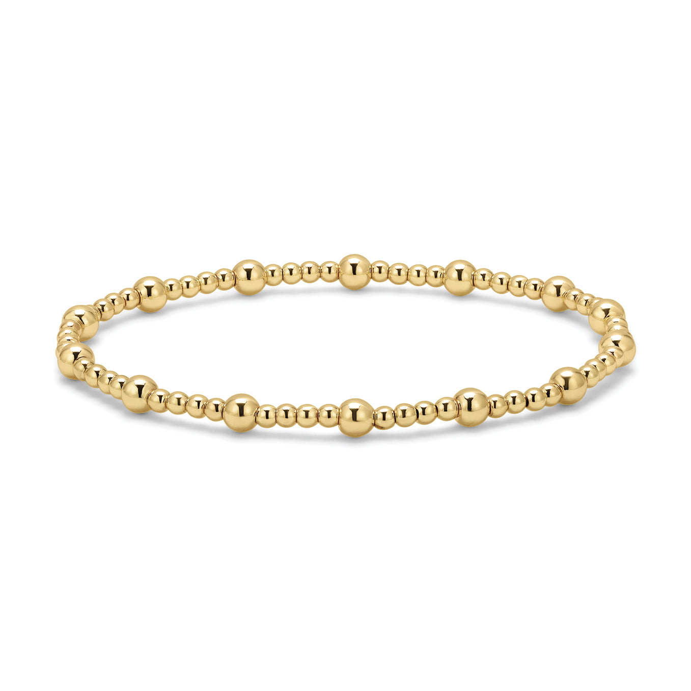 Kids Gold & Silver Bead Bracelet