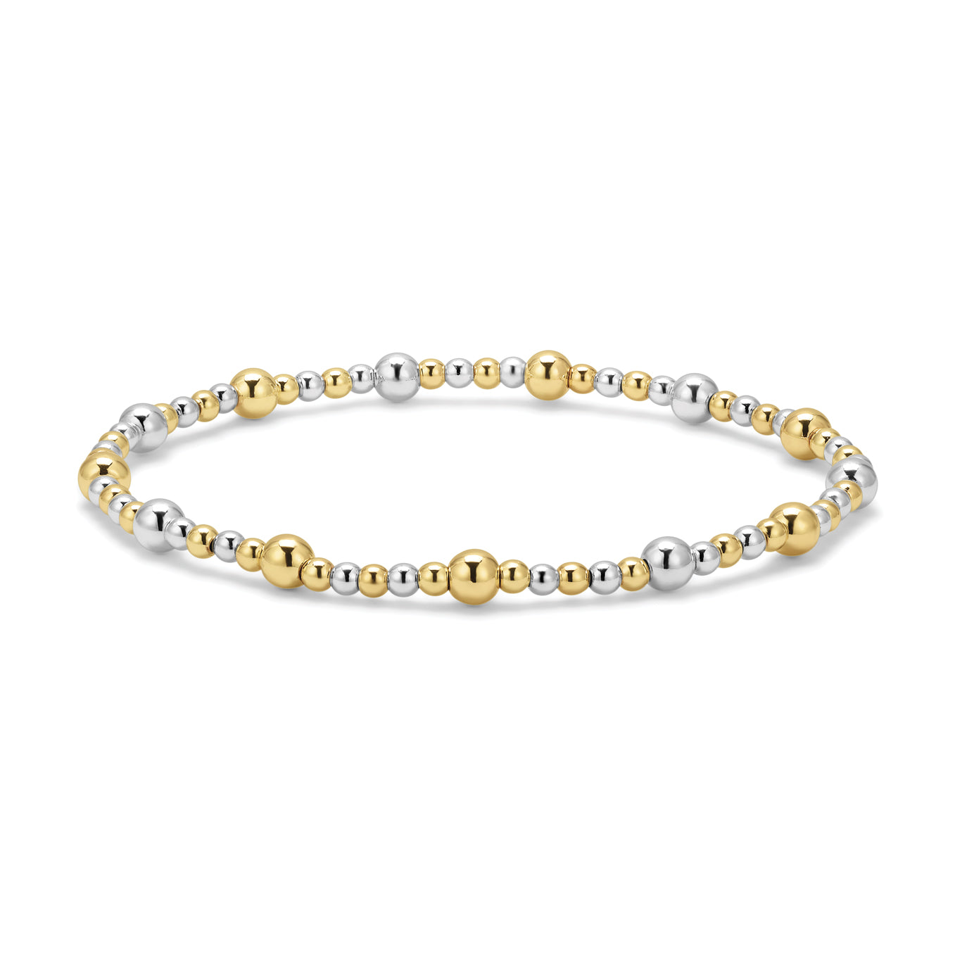 Kids Gold & Silver Bead Bracelet