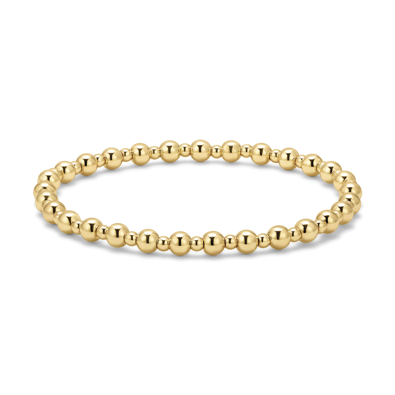 Kids Gold & Silver Bead Bracelet
