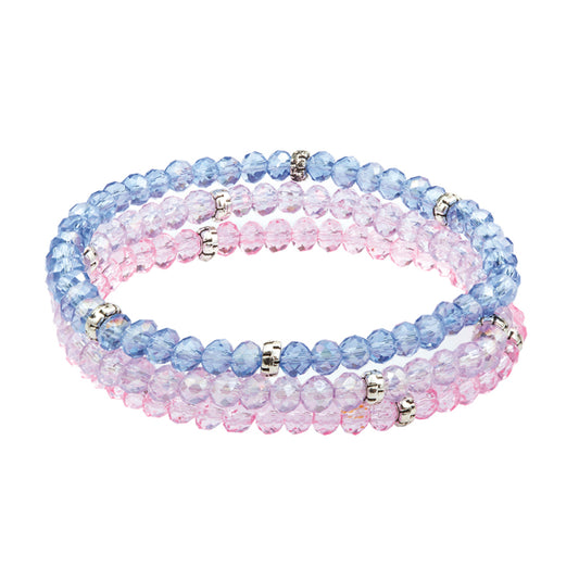 princess - kids mini-crystal bracelet 3-stack