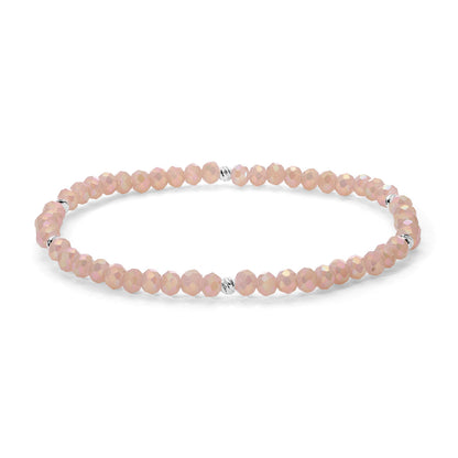 Mini-Crystal Bracelets - Silver Accents