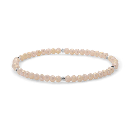 Mini-Crystal Bracelets - Silver Accents