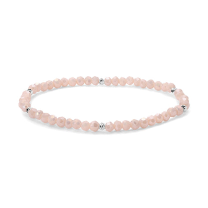 Mini-Crystal Bracelets - Silver Accents