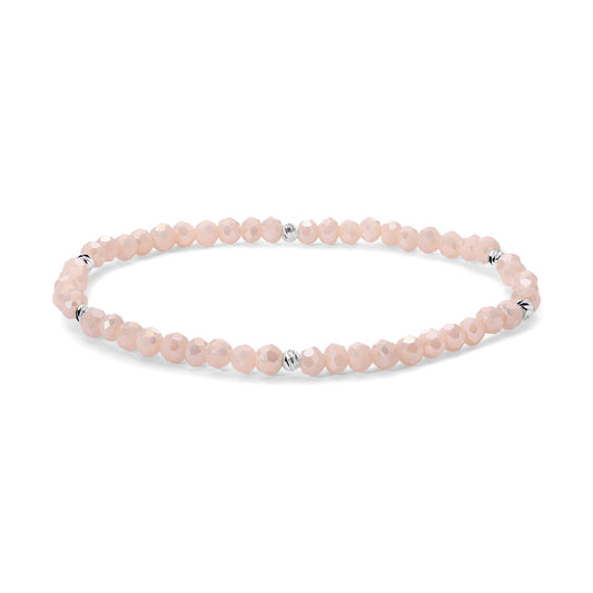 Mini-Crystal Bracelets - Silver Accents
