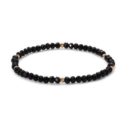 Mini-Crystal Bracelets - Gold Accents