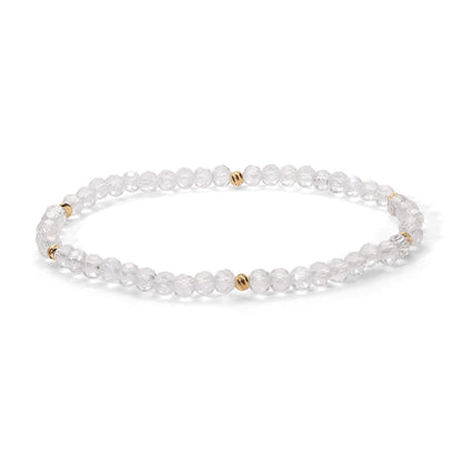 Mini-Crystal Bracelets - Gold Accents