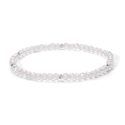 Mini-Crystal Bracelets - Silver Accents