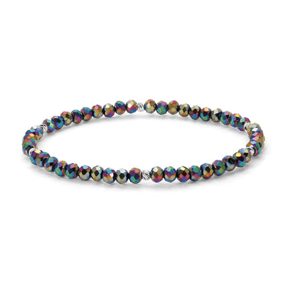 Mini-Crystal Bracelets - Silver Accents