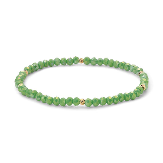 Mini-Crystal Bracelets - Gold Accents