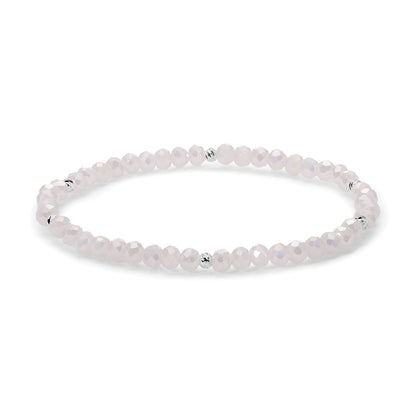 Mini-Crystal Bracelets - Silver Accents