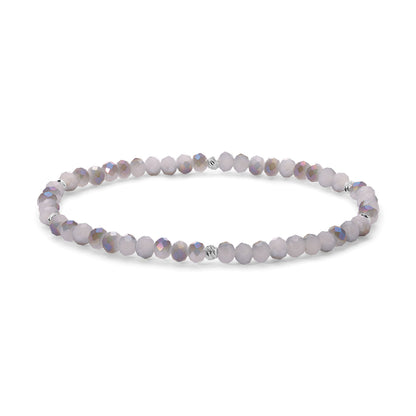 Mini-Crystal Bracelets - Silver Accents