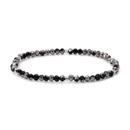 Mini-Crystal Bracelets - Silver Accents