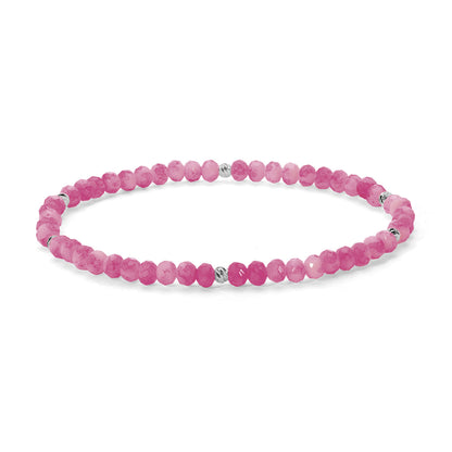 Mini-Crystal Bracelets - Silver Accents