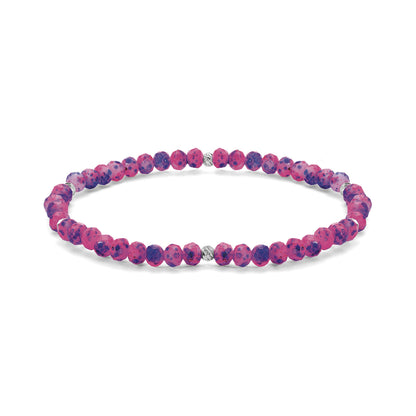 Mini-Crystal Bracelets - Silver Accents
