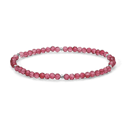 Mini-Crystal Bracelets - Silver Accents